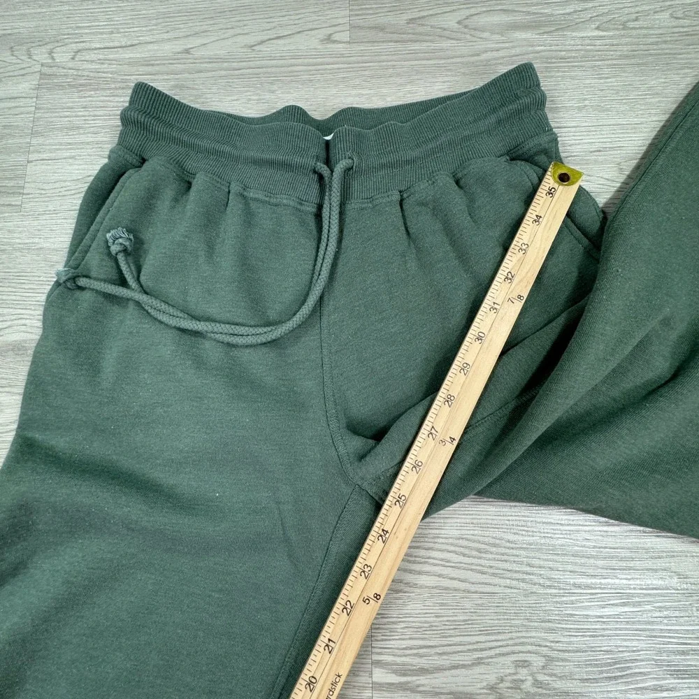 Lou & Grey Women's Lounge Set Henley Sweatshirt Joggers Green Small Soft Cozy